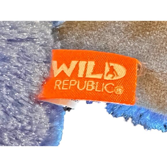 Wild Republic Blue Parrot Plush 11" Tall With Butterfly Wonderland Scottsdale AZ - Picture 15 of 16